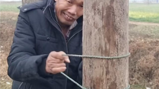 The hemp rope passes through the tree, the master is among the people!