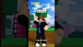 NOOB Has ONLY ONE MONTH LEFT in BLOX FRUITS! #shorts