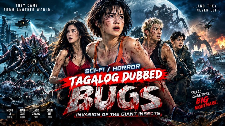 BUGS   Tagalog Dubbed/ Action/ Sci-Fi/ Horror