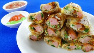 Món Ăn Ngon - BÁNH TRÁNG CHIÊN chấm mắm me ăn chơi