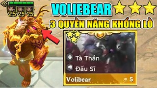VỊ TƯỚNG TO NHẤT LỊCH SỬ ĐTCL? VOLIBEAR 3 SAO + 3 QUYỀN NĂNG KHỔNG LỒ - 1 NHẢY = CLEAR
