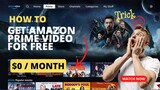 How To get Amazon prime Video For free For a MONTH ! | Without personal card | Using VPN USA