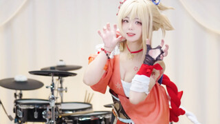 真夏飞焰♪摇滚形态的宵宫姐姐登场！