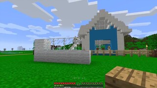 HEBI KHÁM PHÁ NGÔI LÀNG CỦA NGƯỜI TIÊN TRONG MINECRAFT_HEBI XÂY NHÀ NẤM CHO CÔ T