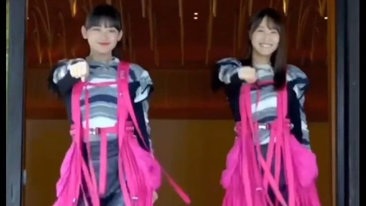[Tian Yamazaki & Yuka Sugai] Sakurazaka46 captain Yuka Sugai does an adorably cute cover dance