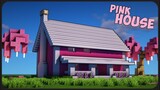 Cara Membuat Rumah Modern Perumahan PINK Simple + Minimalis ! || Minecraft Pt.49