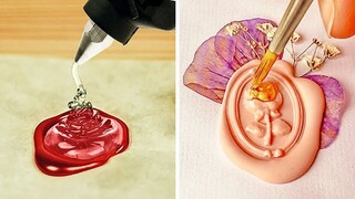 [Bộ sưu tập] Con dấu sáp của cô ấy là những tác phẩm nghệ thuật, dù sử dụng sáp, cây cối hay kim loạ