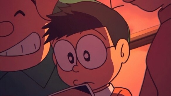 "Nobita is a real man at this moment"