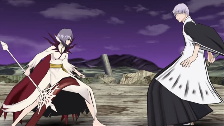 Bleach Heat the Soul 7 - Gin Ichimaru vs Dark Rukia 4K