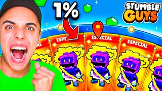 CONSEGUÍ la NUEVA SKIN ESPECIAL más EXCLUSIVA!😨 STUMBLE GUYS