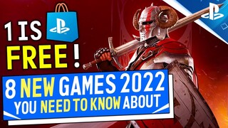 8 Upcoming NEW PS4/PS5 Games You NEED TO KNOW About - 1 is FREE! RPGs + More Upcoming New Games 2022