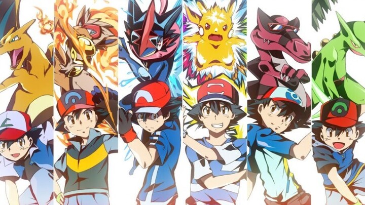 "Look, this is the world's number one Pokémon master!" [Ash's passionate edit of the entire league A