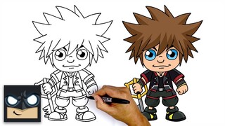 How To Draw Sora 🏰❤️ Kingdom Hearts