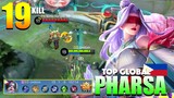Pharsa Brutal DMG! 19 Kill with 91.6% WinRate | Top Global Pharsa Gameplay By ᴄʜαᴄʜı ~ MLBB