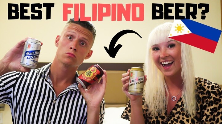 Foreigners Compare The BEST Filipino Beer in BORACAY, Philippines!