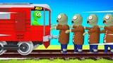Train vs. Zombie Horde... (Gang Beasts)