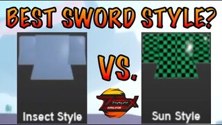 INSECT Style vs. SUN Style| Which is Better| Anime Fighting Simulator|