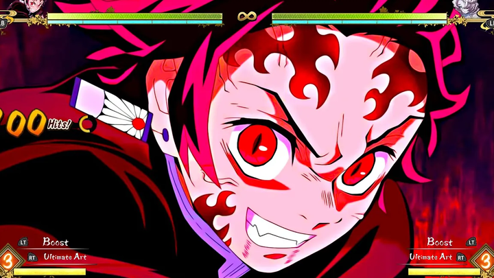 เมื่อทันจิโร่กลายร่างเป็นอสูรในเกม Demon Slayer Hinokami Chronicles