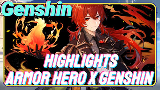 Highlights Armor Hero x Genshin Impact