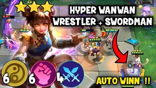 HYPER WANWAN WRESTLER + SWORDMAN !! MAGIC CHESS COMBO TERKUAT 2022 !!