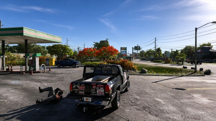 Sự kiện thế giới tại trạm xăng của “GTA6” bị rò rỉ: ông lão đổ xăng vào bồn tắm rồi bị đâm nổ