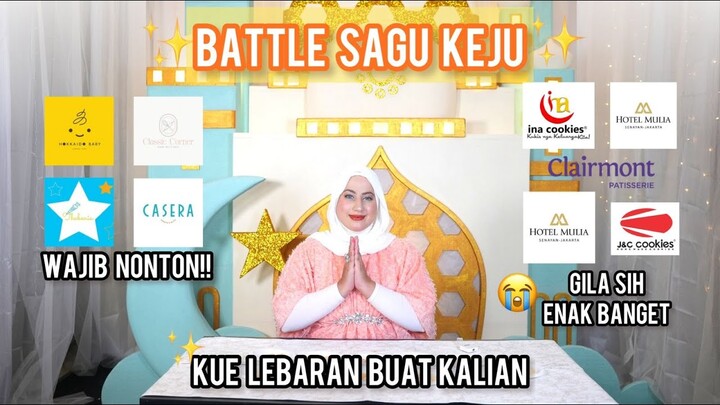 TASYI BATTLE SAGU KEJU - KUE LEBARAN BUAT KALIAN | PEMENANGNYA ENAK BANGET!!