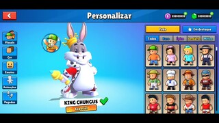 📂COMO TER TODAS AS SKINS DO STUMBLE GUYS 0.75 NICK COLORIDO, MULTIPLAYER, GEMAS INFINITAS, EMOTES