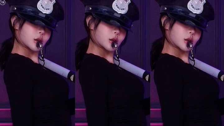 ฮันลู่ กระโปรงสั้นตัวเล็กในชุดดำ 1