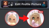 GET THE NEW ROBLOX PROFILE PICTURE UPDATE 🤩🥰😜