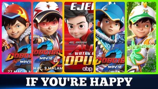 KALAU KAU SUKA HATI ♥ IF YOU'RE HAPPY VERSI EJEN ALI & BOBOIBOY GALAXY