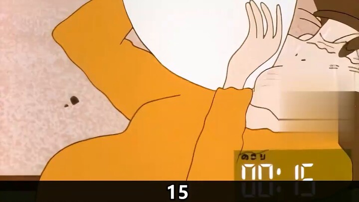 Shin-chan và gia đình thách thức một bát mì ramen khổng lồ