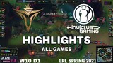 Highlight IG vs V5 All Game LPL Mùa Xuân 2021 LPL Spring 2021 Invictus Gaming vs Victory Five