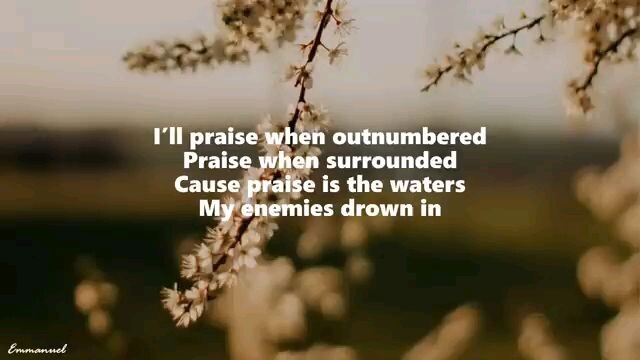 Praise song with Lyrics