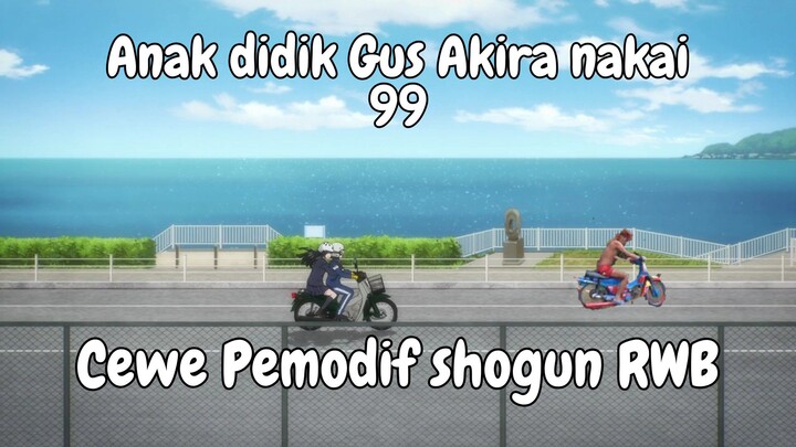 Cewek imut bau oli | Super Cub