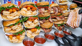 수제버거 푸드트럭으로 시작해 연매출 14억?! 하루 500개씩 팔리는 토핑폭탄 햄버거 Amazing homemade burger making- Korean street food