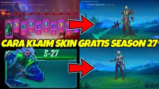 CARA KLAIM SKIN ARGUS DAN HAYABUSA SEASON 27! | SISTEM BARU SEASON 27 - MOBILE LEGENDS