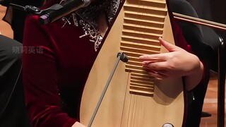 中国演奏家向外国听众介绍琵琶