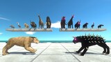 Prehistoric Animals vs Evil Itself Fight - Animal Revolt Battle Simulator
