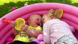 Lovely Siblings Baby Playing Together 👧👶🧒 Siblings Baby Video