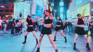 Pink Venom's aura is full! Super hot black super cool lady super slay dance road show! [Street KPOP]