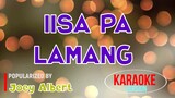 Iisa Pa Lamang - Joey Albert | Karaoke Version |🎼📀▶️