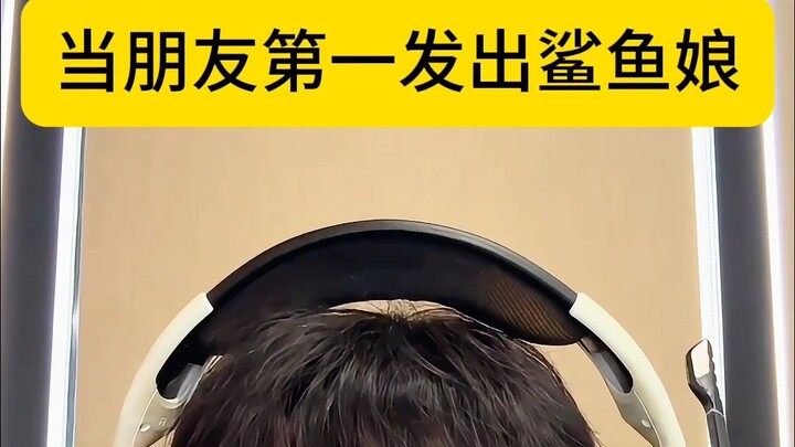 Ketika teman pertama kali membagikan video “Shark Girl”