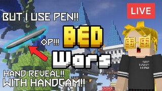 BMGO BEDWARS BUT I USE A PEN!! livestream