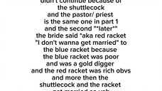 badminton wedding day drama| edited by me part two