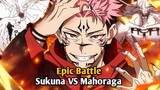 Epic Battle 😱 Sukuna VS Mahoraga