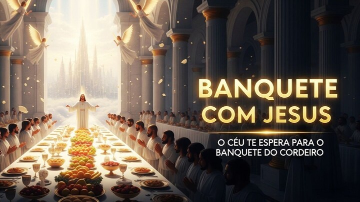 🔥Sinta a Glória de Participar do Banquete Com Jesus👑, Na Cidade Celestial - Cinematográfico