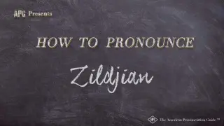 How to Pronounce Zildjian (Real Life Examples!)