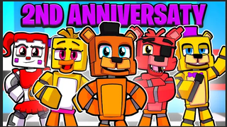 ปาร์ตี้ครบรอบ 2 ปีของเรา!! Minecraft Five Nights at Freddys Friends FNAF สวมบทบาท