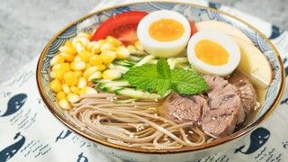 Buckwheat cold noodles are a must-have for staying alive in summer. Eat this way and you’ll lose 5 p