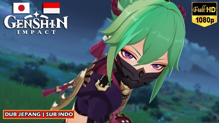 Character Demo Kuki Shinobu - Demo Karakter Genshin Impact Dub Japan Subtitle Indonesia